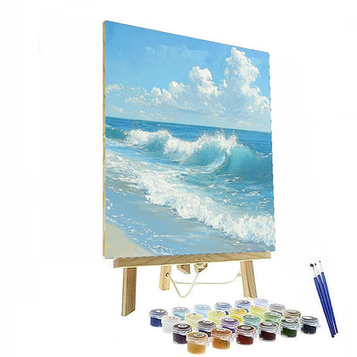 Winslow Homer Inspired Whispering Ocean Waves  Paint By Color