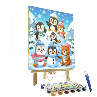 Whimsical Winter Wonders Paint By Numbers