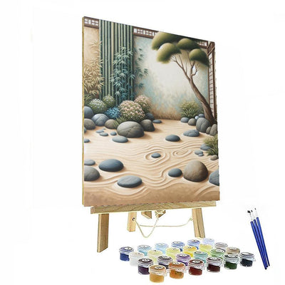 Peaceful Zen Garden Retreat DIY Paint By Numbers