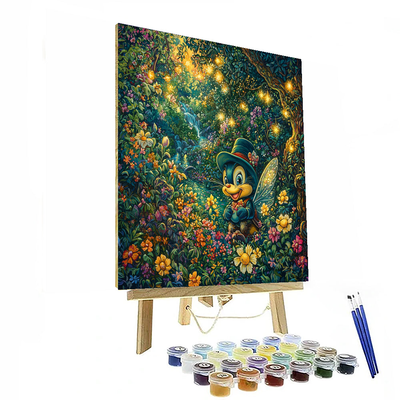 Jiminy Cricket's Adventures In The Forest - Disney Inspired Numbered Painting Kits