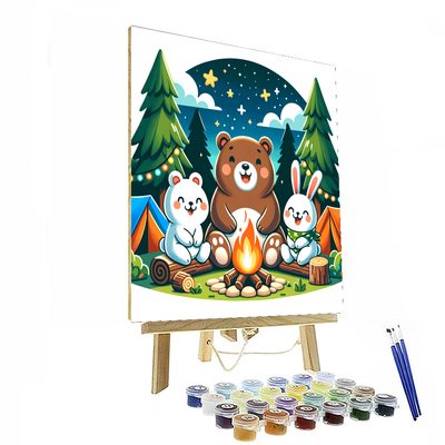 Charming Camping Adventures Paint By Numbers