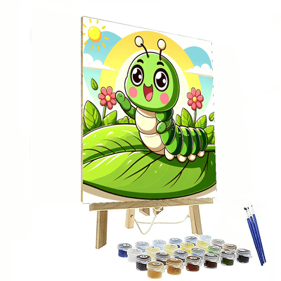 Funny Caterpillar Numbered Painting Kits