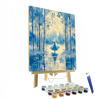 Elsa's Enchanted Winter Forest - Disney Inspired Paint By Number