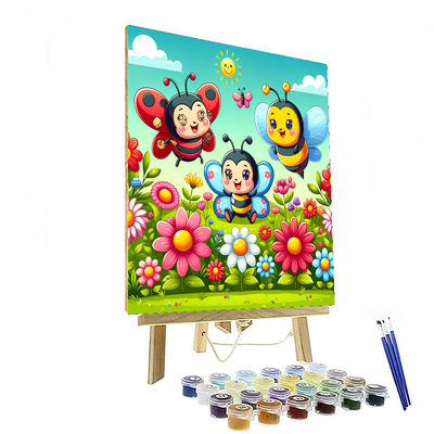 Joyful Garden Critters Numbered Painting Kits