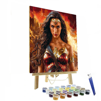 Gal Gadot: The Wonder Woman Of Modern Cinema Painting Number Kit