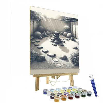 Tranquil Zen Garden Retreat Numbered Painting Kits