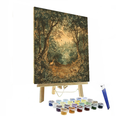 Arthur Rackham Inspired Mythical Forest Whispers  Paint By Number