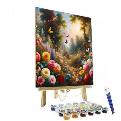 A Magical Garden Retreat Paint By Number