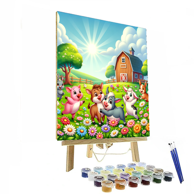 Whimsical Farmyard Fun Paint By Number