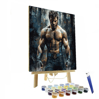 Hugh Jackman: The Dynamic Force Of Wolverine DIY Paint By Numbers