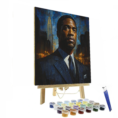 Denzel Washington: The Majestic Voice Of Power Paint By Number