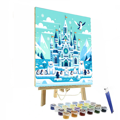 Arctic Ice Palace Paint By Numbers Art