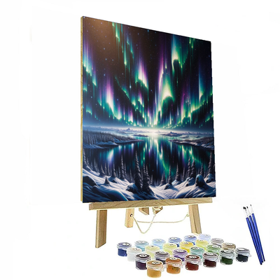 Majestic Northern Lights DIY Paint By Numbers