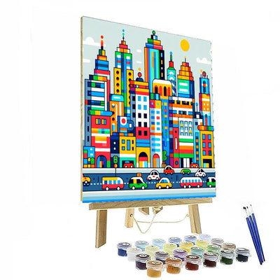 Cityscape Adventures Paint By Numbers