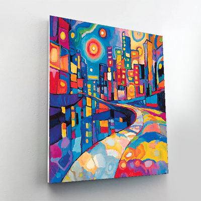 Wassily Kandinsky Inspired Wanderlust In Color  Painting By Numbers Kit