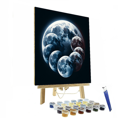 Lunar Eclipse Reflections Paint By Color