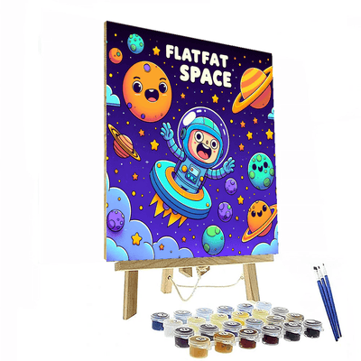 Dreamy Outer Space Paint By Numbers Art