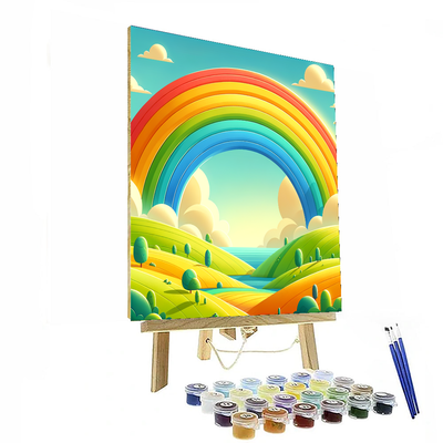 Rainbow Land Adventure Paint By Color