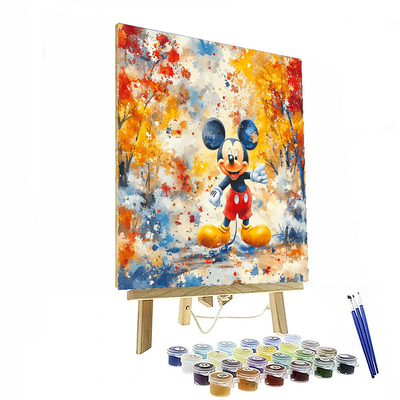 Mickey Mouse Wonderland - Disney Inspired Paint By Color