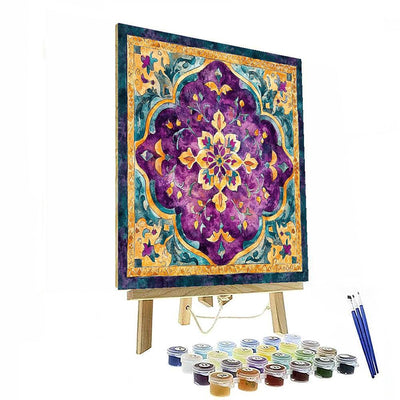 Jasmine's Magic Carpet Activity Rug - Disney Inspired Paint By Numbers Art