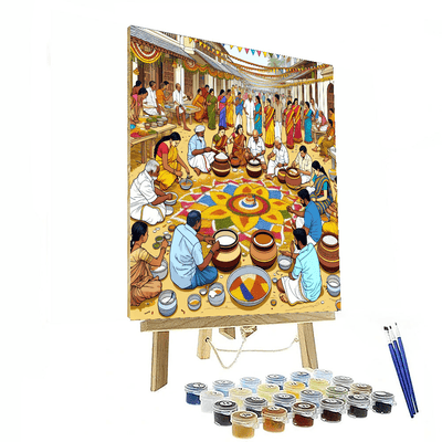 Pongal Festival - India Paint By Numbers Kits