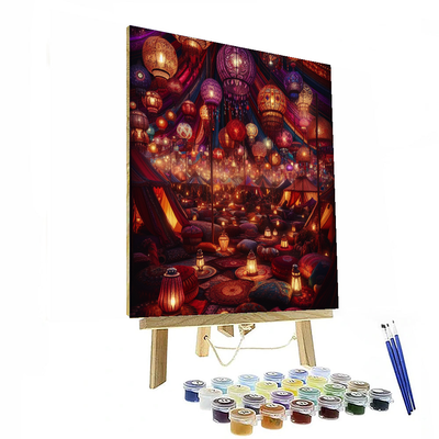 Bohemian Festival Delight Number Painting