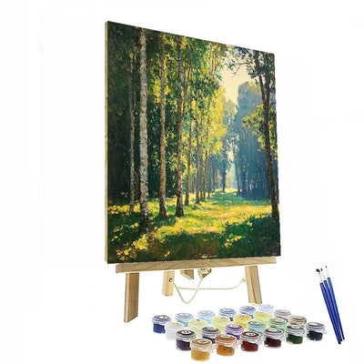 Claude Monet Inspired Majestic Woodland Retreat  Painting By Numbers Kit