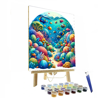 Underwater Kingdom Adventure Numbered Painting Kits