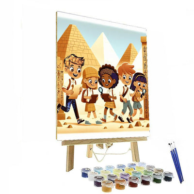 Ancient Egyptian Exploration Paint By Color