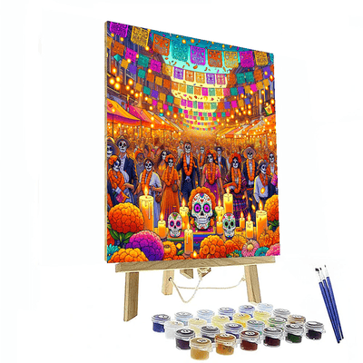 Day Of The Dead Festival - Mexico Painting By Numbers Kit