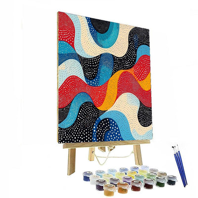 Yayoi Kusama Inspired Cosmic Dots Of Eternity  Paint By Number