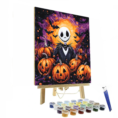 Jack Skellington's Halloween Fun - Disney Inspired Paint By Number