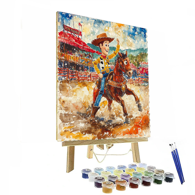 Woody's Roundup Rodeo - Disney Inspired Paint By Numbers