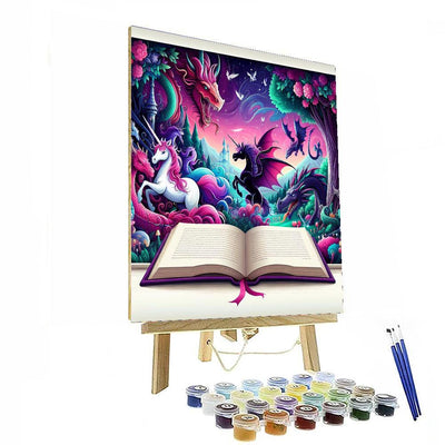 Vivid Fairy Tale Adventure Painting Number Kit