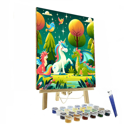 Mysterious Mythical Creatures Numbered Painting Kits