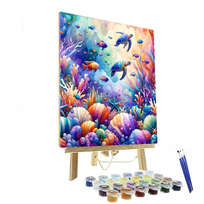 Whimsical Ocean Treasures Paint By Numbers