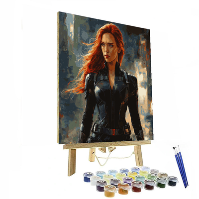 Scarlett Johansson: Unmasking The Spirit Of Black Widow Painting Number Kit