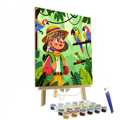 Rainforest Rainbow Expedition Paint By Number