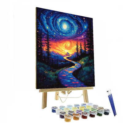 Salvador Dali Inspired Dali's Infinite Illusions  Numbered Painting Kits