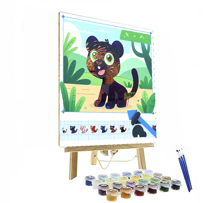 Prowling Panther Paint By Numbers Kits