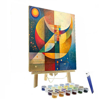 Wassily Kandinsky Inspired Abstract Color Harmony  Paint By Numbers