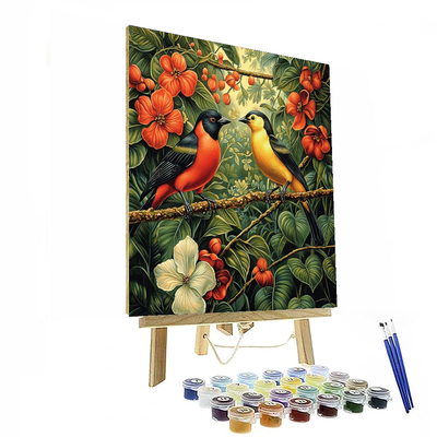 John James Audubon Inspired Into The Wild  Numbered Painting Kits