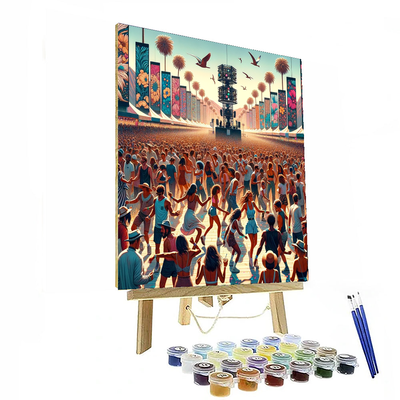 Coachella Valley Music And Arts Festival DIY Paint By Numbers