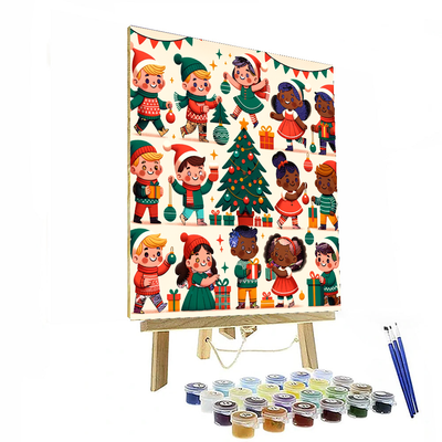 Joyful Holiday Gatherings Paint By Color