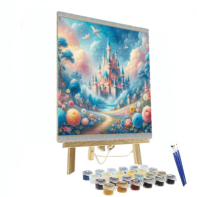 Delightful Fairy Tale Castle Paint By Numbers