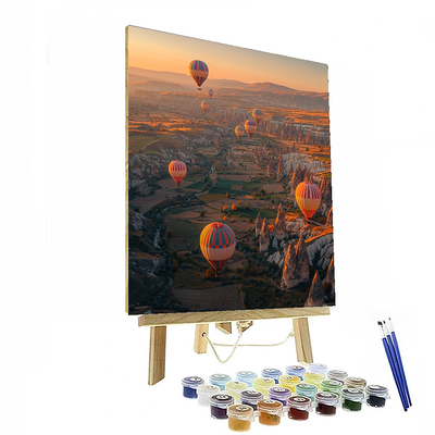 Cappadocia's Hot Air Balloons Paint By Numbers Kits