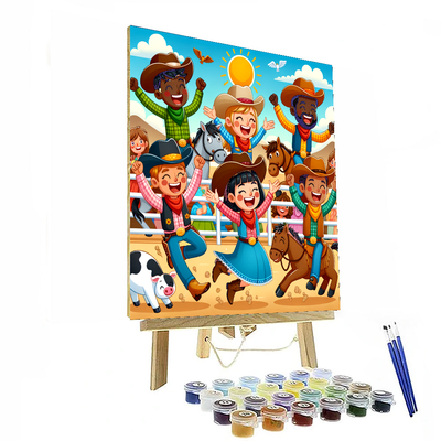 Wacky Wild West Paint By Numbers