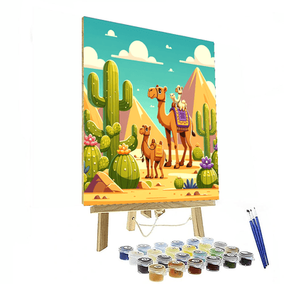 Desert Adventure Paint By Numbers Art