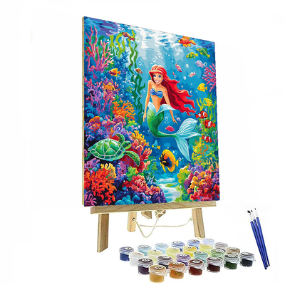 Ariel Underwater Adventure - Disney Inspired Numbered Painting Kits