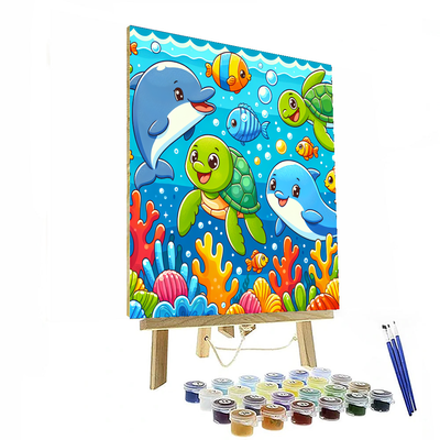 Cheerful Ocean Quest Paint By Numbers Kits